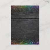 Carte D'accompagnement St. Patrick's Day Gold Rainbow Clover Baby shower (Dos)