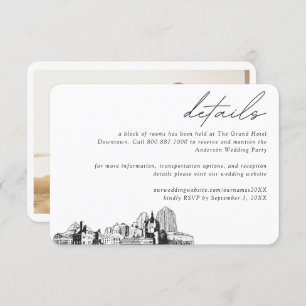 Carte D'accompagnement St. Paul Mariage Hotel Détails du bloc de chambre