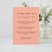 Carte D'accompagnement St. Tropez Destination Wedding  Enclosure Card (Debout devant)