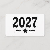 Carte D'accompagnement Star Class of 2027 Graduation (Devant)