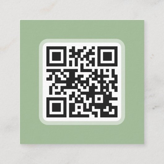 Carte D'accompagnement Starfish Christmas QR code RSVP (Dos)