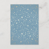 Carte D'accompagnement Starry Night Celestial Dusty Blue Détails du Maria (Dos)