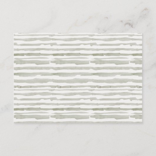 Carte D'accompagnement Starry Night Tropic Palm Cabana Mariage Réception (Dos)