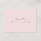 Carte D'accompagnement Stars, Lune & Nuages Rose S'il vous plaît apporter (Dos)