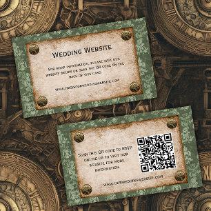 Carte D'accompagnement Steampunk Soirée : Le site Victorian Elegance