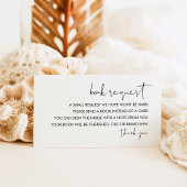 Carte D'accompagnement STELLA Minimalist Baby Book Demande Insertion