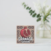 Carte D'accompagnement Sticker Grenade Espagne grenade (Debout devant)
