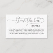 Carte D'accompagnement Stock simple Fête des mariées bar (Devant)