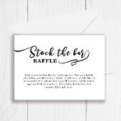 Carte D'accompagnement Stock simple Fête des mariées bar