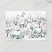 Carte D'accompagnement Stork It Take A Village Boy Winter Books for Baby (Dos)