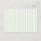 Carte D'accompagnement Storybook Green Diaper Raffle (Dos)