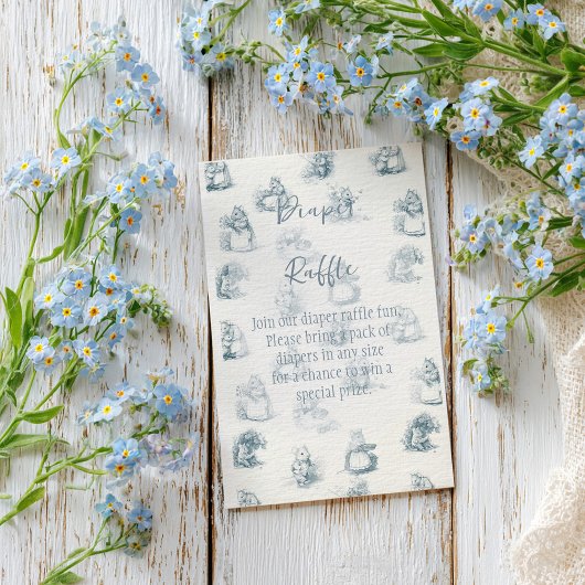 Carte D'accompagnement Storybook Petit Déchets De Souris Raffle