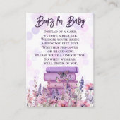 Carte D'accompagnement Storybook Wildflowers Butterflies Books for Baby (Devant)