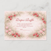 Carte D'accompagnement Strawberry Berry Sweet Diapper Raffle (Devant)