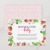 Carte D'accompagnement Strawberry Books For Baby (Devant / Derrière)