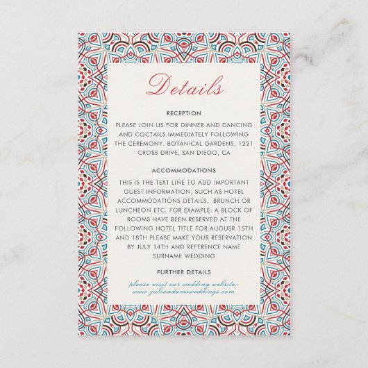 Carte D'accompagnement Style géométrique Étincelles Mariage métallique en (Devant)