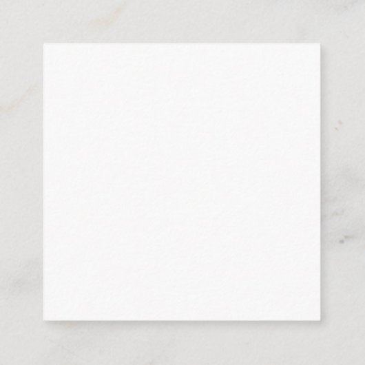 Carte D'accompagnement Style rétro Élégant Plaque blanche simple (Dos)