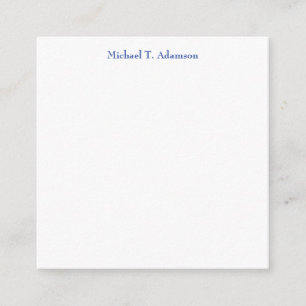Carte D'accompagnement Style rétro Élégant Plaque blanche simple