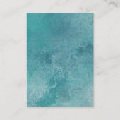 Carte D'accompagnement Sublimation d'onde | Détails sur l'eau marémotrice (Dos)