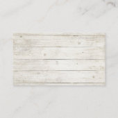 Carte D'accompagnement Succulents et bois rustique Wishing Well V3 ID515 (Dos)