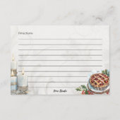 Carte D'accompagnement Sugar Coat It Basic Recette Card (Dos)