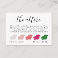 Suggestions de la palette de couleurs de l'invité