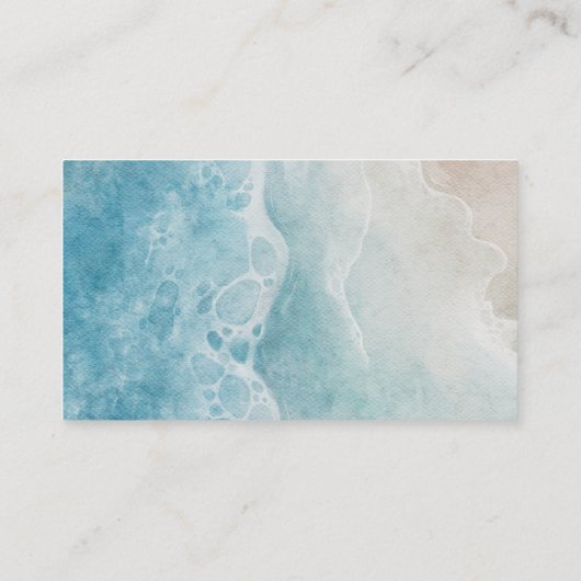 Carte D'accompagnement Summer Beach Wedding Répondre RSVP Enclôture Card (Dos)