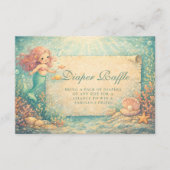Carte D'accompagnement Sunlit Mermaid Reef Diapper Raffle (Devant)