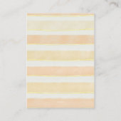 Carte D'accompagnement Sunshine Retro Summer Beach Baby Diaper Raffle (Dos)