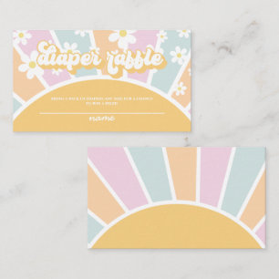 Carte D'accompagnement Super Baby Retro Baby shower de couche Enclos