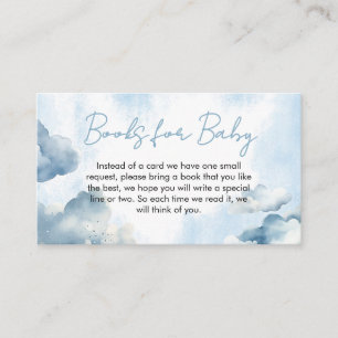 Carte D'accompagnement Sur Cloud Neuf livres de Baby shower Party pour bé