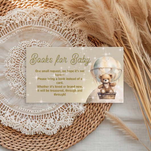 Carte D'accompagnement Sur la Lune Teddy Bear Livres pour bébé