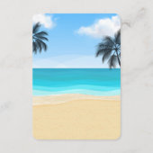 Carte D'accompagnement Surf bébé - Baby shower (Dos)