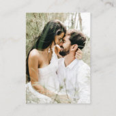 Carte D'accompagnement SVP confirmation Code QR RSVP de mariage (Dos)