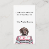 Carte D'accompagnement Sweater Glossy Grizzly Ugly Christmas (Dos)