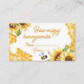 Carte D'accompagnement Sweet As Can Bee Honeycomb Gueting Game Card (Devant)