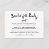 Carte D'accompagnement Sweet Dachshund Chien Art Apportez Un Baby shower (Devant)