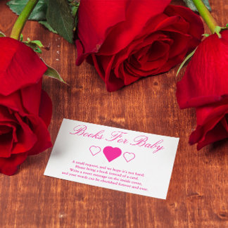 Carte D'accompagnement Sweet Hearts Baby showers Livres Pour Bébé