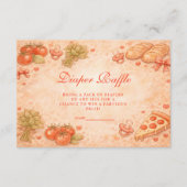 Carte D'accompagnement Sweet Pizza Diapper Raffle (Devant)