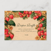 Carte D'accompagnement Sweet Strawberry Storybook Diapper Raffle (Devant)
