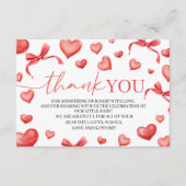 Carte D'accompagnement Sweetheart Thank  You Card (Devant)