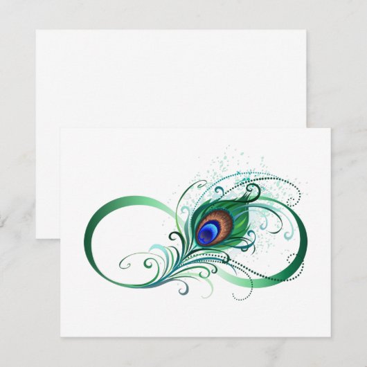 Carte D'accompagnement Symbole de l'Infinity (Devant / Derrière)