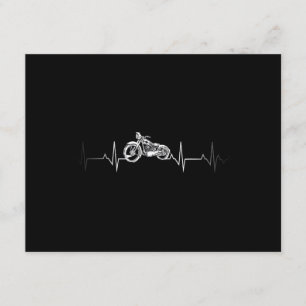 Carte D'accompagnement T-shirt Coeur Moto - J'aime mon Motorcyl