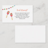 Carte D'accompagnement Taco Bout a Baby, Baby shower Demande de carnet (Devant / Derrière)