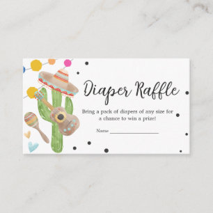 Carte D'accompagnement Taco Bout A Baby Cactus Baby shower Déchets Raffle