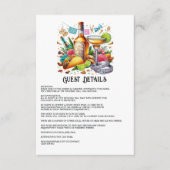 Carte D'accompagnement Taco & Tequila Mexican Fiesta Détails sur l'invité (Devant)