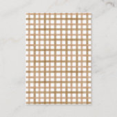 Carte D'accompagnement Taupe Display Shower Card | Unwrapped Gifts Insert (Dos)
