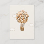 Carte D'accompagnement Teddy Bear Baby shower tombole de couche (Dos)