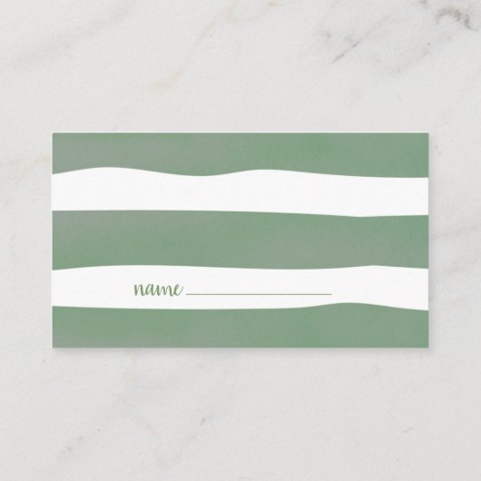 Carte D'accompagnement Teddy Bear Diaper Raffin Sage Baby shower vert (Dos)