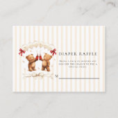Carte D'accompagnement Teddy Bear Diaper Raffle Enclosure Card (Devant)